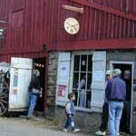 Blacksmith exhibit in Waterford Virginia