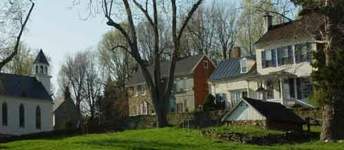 John Wesley Church on Bond Street in the Spring