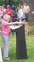 Ann carter speaking in Waterford Virginia