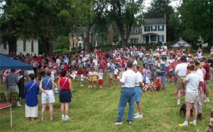 crowd in Waterford Virginia